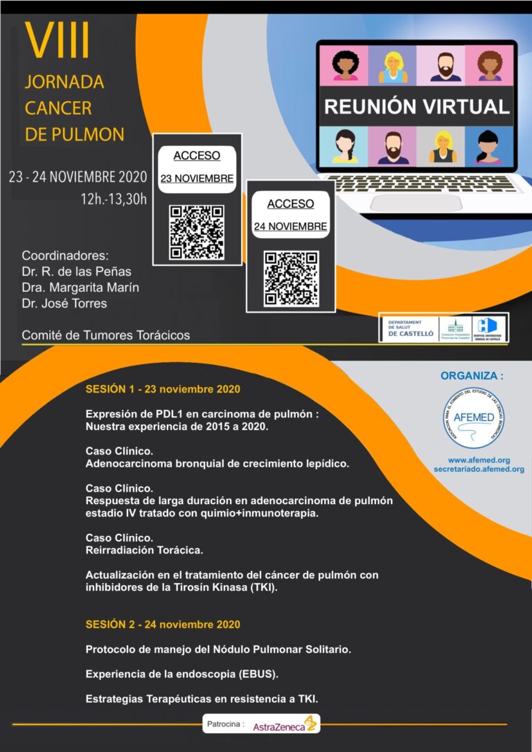 Reunion Virtual de Cáncer de Pulmón